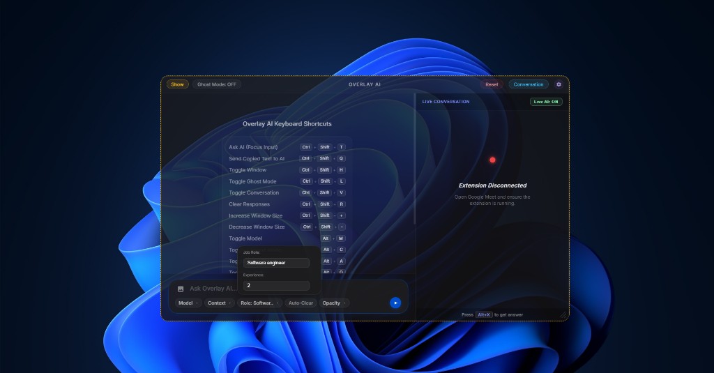 Overlay AI Real-Time Meeting Co-Pilot Preview